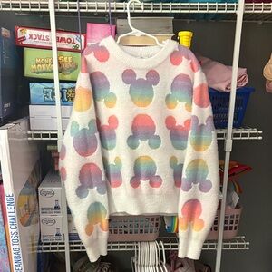 Disney Pastel Mickey Mouse Sweater